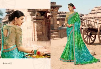 Kessi Bandhej vol 12 Georgette Saree wholesaler