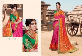 Kessi Bandhej vol 12 Georgette Saree wholesaler