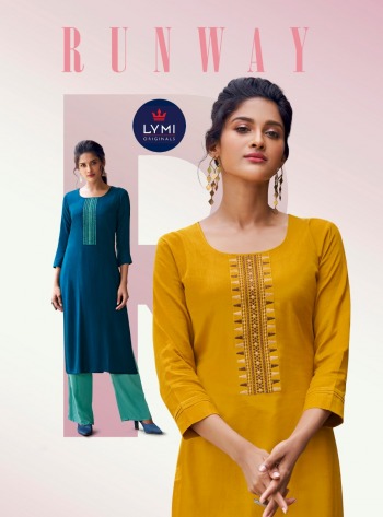 Kessi Runway Rayon kurtis with palazzo wholesale Price