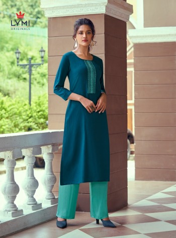 Kessi Runway Rayon kurtis with palazzo wholesale Price