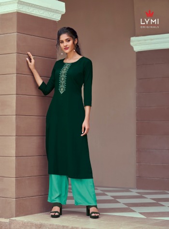 Kessi Runway Rayon kurtis with palazzo wholesale Price