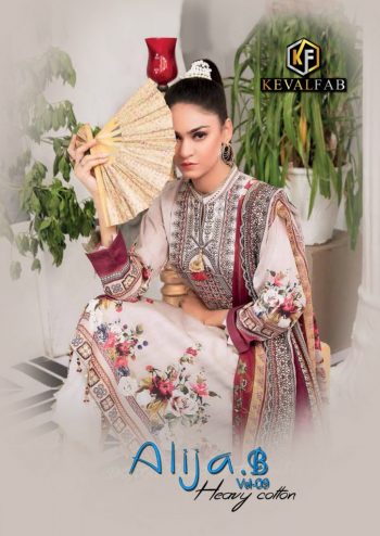 Keval Fab Alija b vol 9 Cotton Pakistani Suits