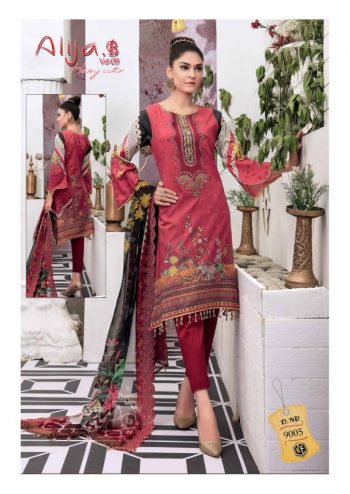 Keval Fab Alija b vol 9 Cotton Pakistani Suits