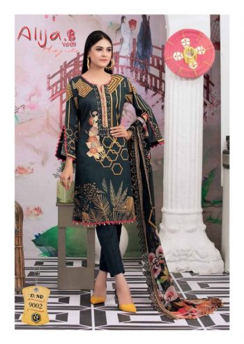 Keval Fab Alija b vol 9 Cotton Pakistani Suits