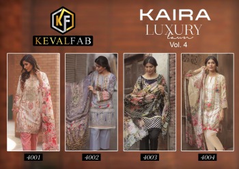 Keval Fab Kaira Luxury vol 4 Pakistani suits