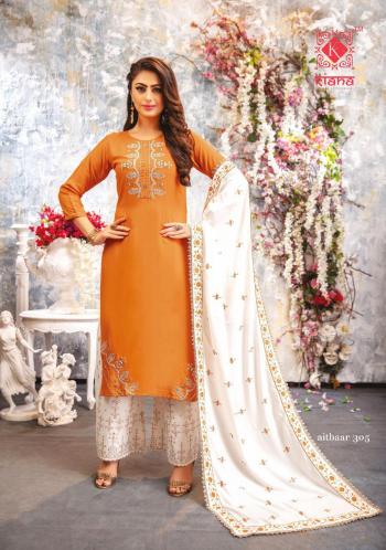 Kiana Aitbaar vol 2 Rayon Kurtis with palazzo and Sharara with Dupatta