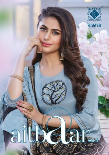 Kiana aitbaar vol 4 kurtis with pant and Dupatta catalog