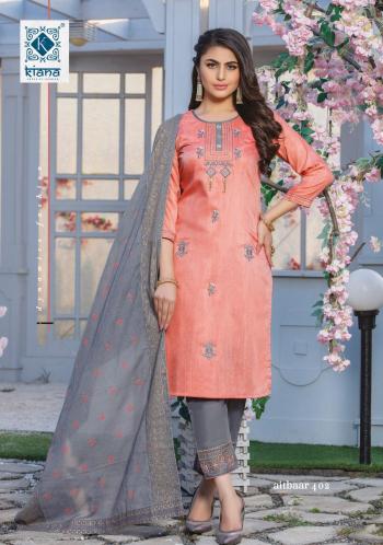 Kiana aitbaar vol 4 kurtis with pant and Dupatta catalog