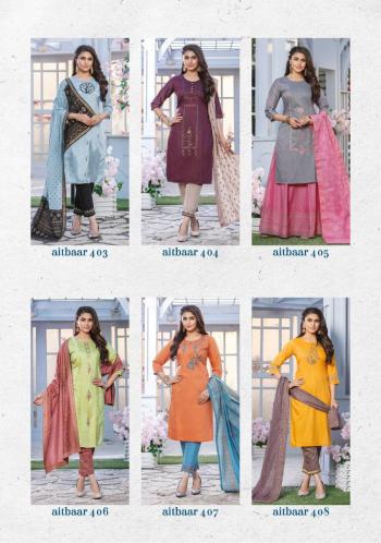 Kiana aitbaar vol 4 kurtis with pant and Dupatta catalog