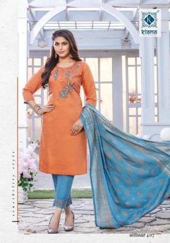 Kiana aitbaar vol 4 kurtis with pant and Dupatta catalog