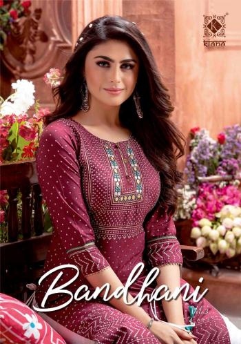 Kiana bandhani vol 3 Cotton Bandhej Kurtis with Sharara wholesale