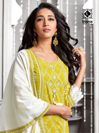 Kiana Crystal vol 2 Kurtis with Palazzo and Dupatta catalog