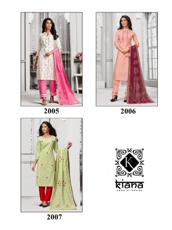 Kiana Crystal vol 2 Kurtis with Palazzo and Dupatta catalog