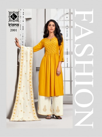 Kiana Crystal vol 2 Kurtis with Palazzo and Dupatta catalog