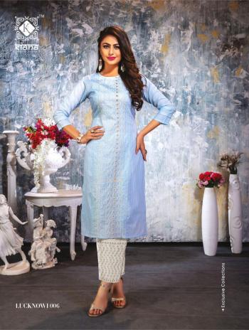 Kiana Lucknowi work kurtis with Pant Wholesale Price