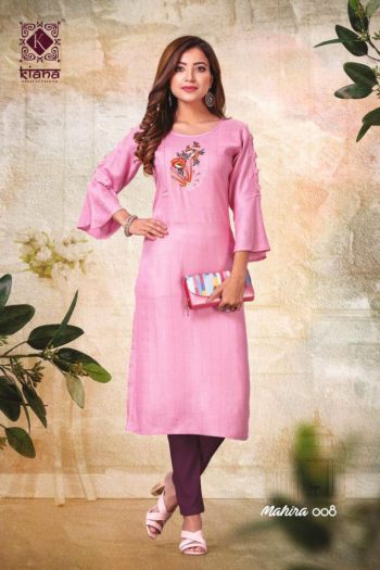 Kiana Mahira rayon Regular wear kurtis wholesaler