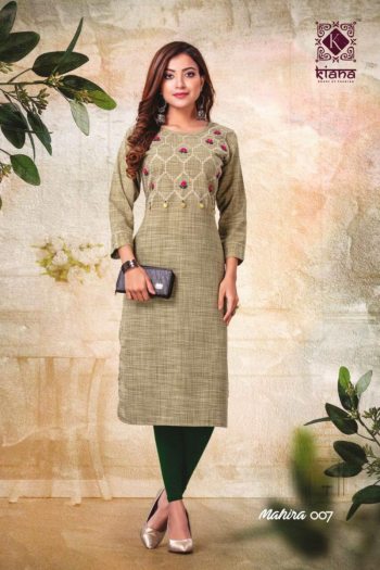 Kiana Mahira rayon Regular wear kurtis wholesaler