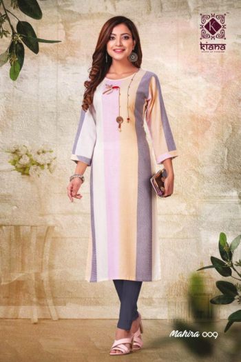 Kiana Mahira rayon Regular wear kurtis wholesaler