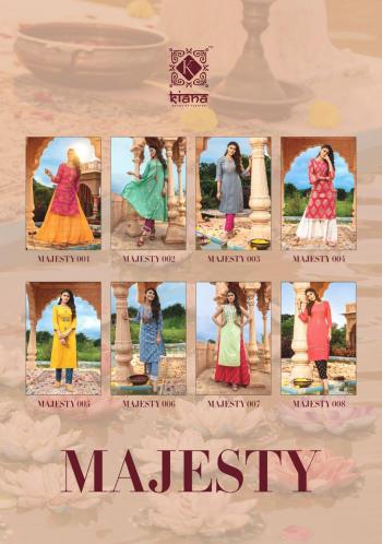 Kiana majesty Party wear kurtis wholesaler