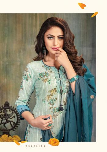 Kiana Sitara Chiffli work kurtis with Pant and Dupatta