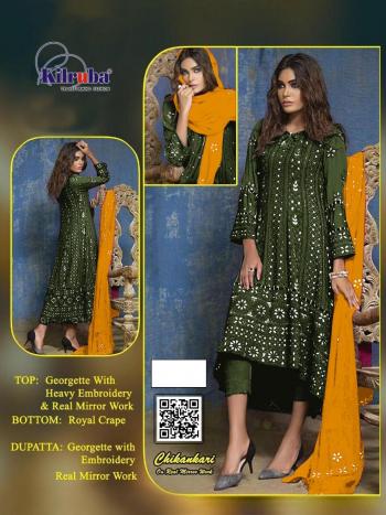 Kilruba Chikankari Georgette pakistani Suits catalog wholesaler