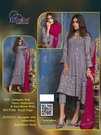 Kilruba Chikankari Georgette pakistani Suits catalog wholesaler