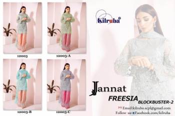 Kilruba jannat Blockbuster Pakistani Suits wholesaler