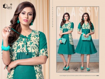 Kinti Aakruti vol 14 Rayon Casual wear kurtis wholesaler