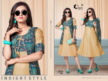 Kinti Aakruti vol 14 Rayon Casual wear kurtis wholesaler