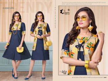 Kinti Aakruti vol 14 Rayon Casual wear kurtis wholesaler