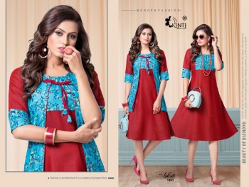 Kinti Aakruti vol 14 Rayon Casual wear kurtis wholesaler