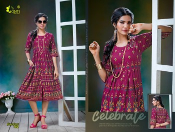 Kinti Black Pearl vol 1 Casual wear kurti kurtis wholesaler