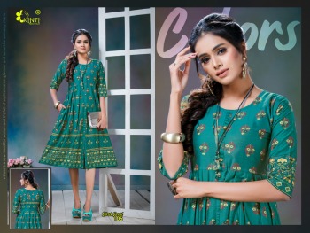 Kinti Black Pearl vol 1 Casual wear kurti kurtis wholesaler