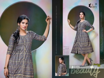 Kinti Black Pearl vol 1 Casual wear kurti kurtis wholesaler