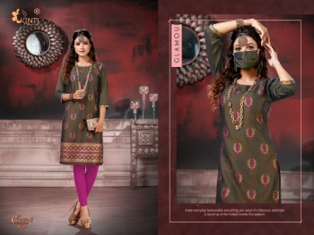 Kinti Classic vol 8 Rayon casual wear kurtis wholesaler