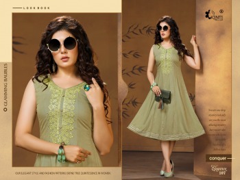 Kinti Elegance Rayon casual wear kurtis wholesaler