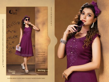 Kinti Elegance Rayon casual wear kurtis wholesaler