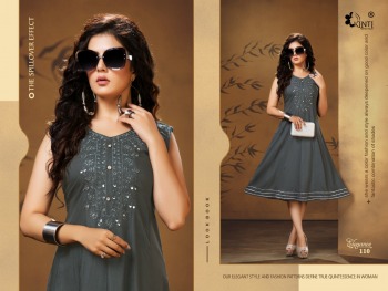 Kinti Elegance Rayon casual wear kurtis wholesaler