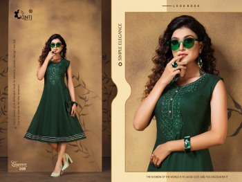 Kinti Elegance Rayon casual wear kurtis wholesaler