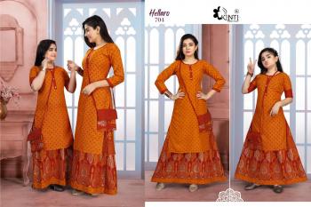 Kinti Hellaro vol 7 Kurtis with Skirt catalog