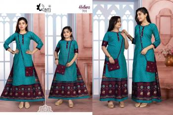 Kinti Hellaro vol 7 Kurtis with Skirt catalog