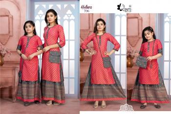 Kinti Hellaro vol 7 Kurtis with Skirt catalog