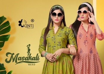 Kinti Masakali vol 4 Rayon casual wear kurtis wholesaler