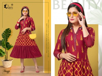 Kinti Masakali vol 4 Rayon casual wear kurtis wholesaler