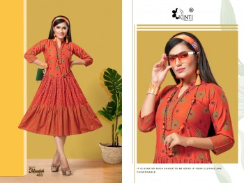 Kinti Masakali vol 4 Rayon casual wear kurtis wholesaler