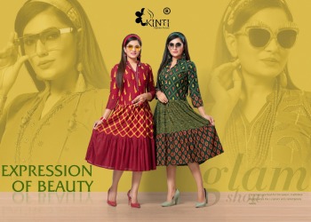 Kinti Masakali vol 4 Rayon casual wear kurtis wholesaler