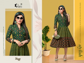 Kinti Masakali vol 4 Rayon casual wear kurtis wholesaler