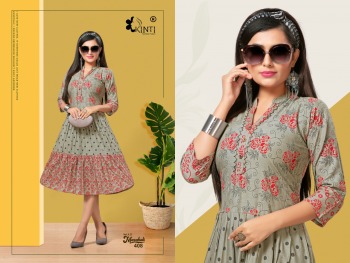 Kinti Masakali vol 4 Rayon casual wear kurtis wholesaler