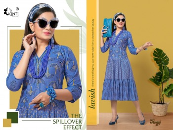 Kinti Masakali vol 4 Rayon casual wear kurtis wholesaler