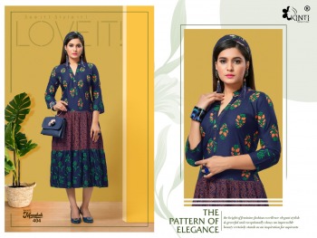 Kinti Masakali vol 4 Rayon casual wear kurtis wholesaler